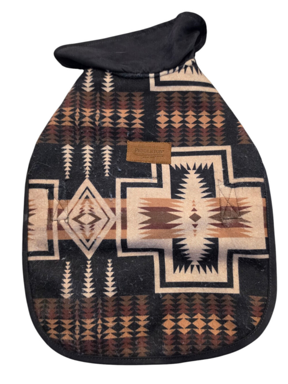Pendleton Harding Dog Coat Sz XS Wool Aztec Southwestern Wool Brown Tan
